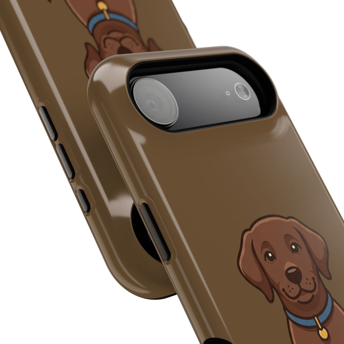 Chocolate Labrador Phone Case — Cute Dog Impact‑Resistant iPhone Cover