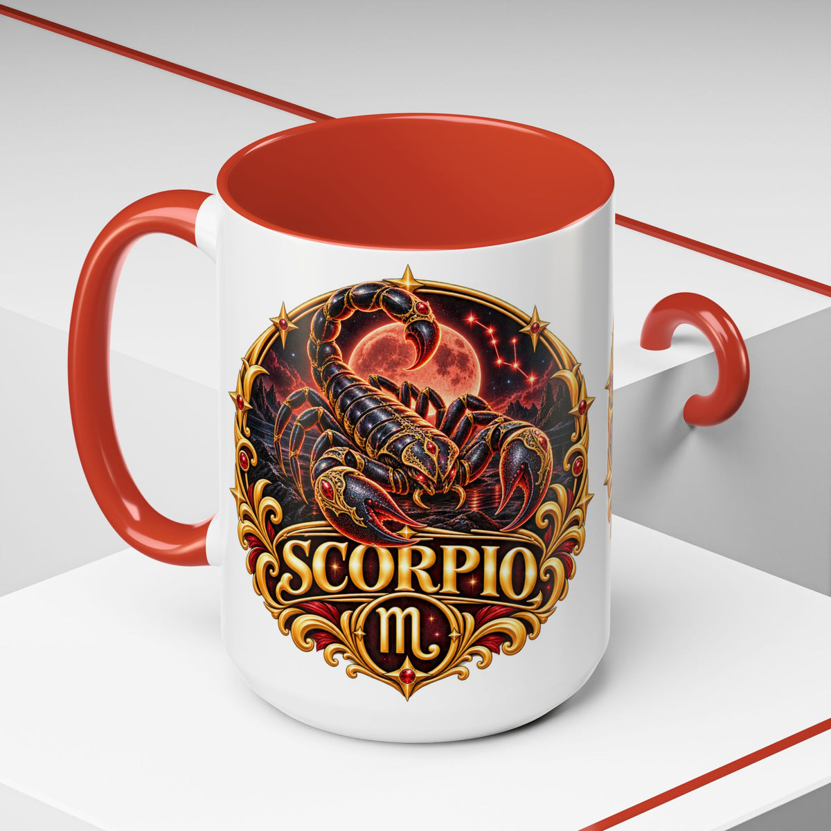 Scorpio Zodiac Coffee Mug — Bold Scorpion Astrology Design (11/15oz)