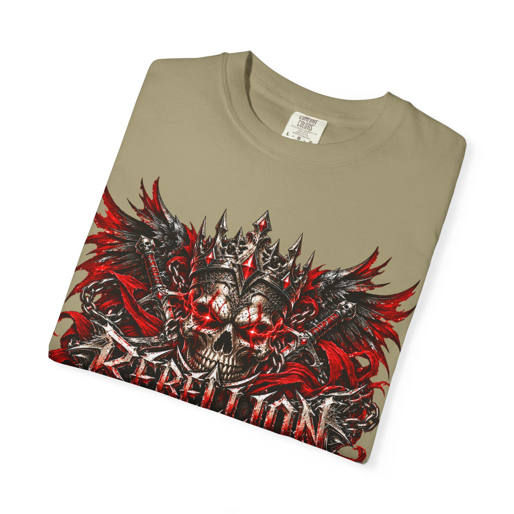 Rebellion Skull Graphic T-Shirt