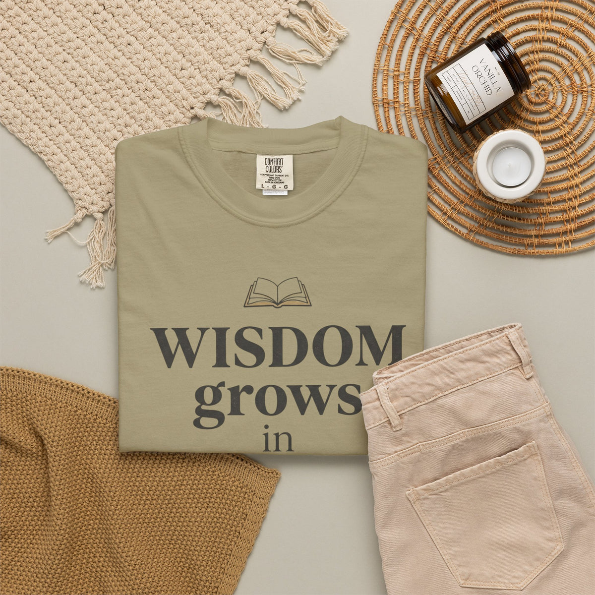 Wisdom Grows in Stillness T-Shirt