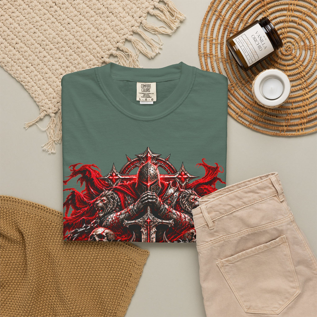 Discipline Metal Tee — Gothic Sword Graphic T-Shirt