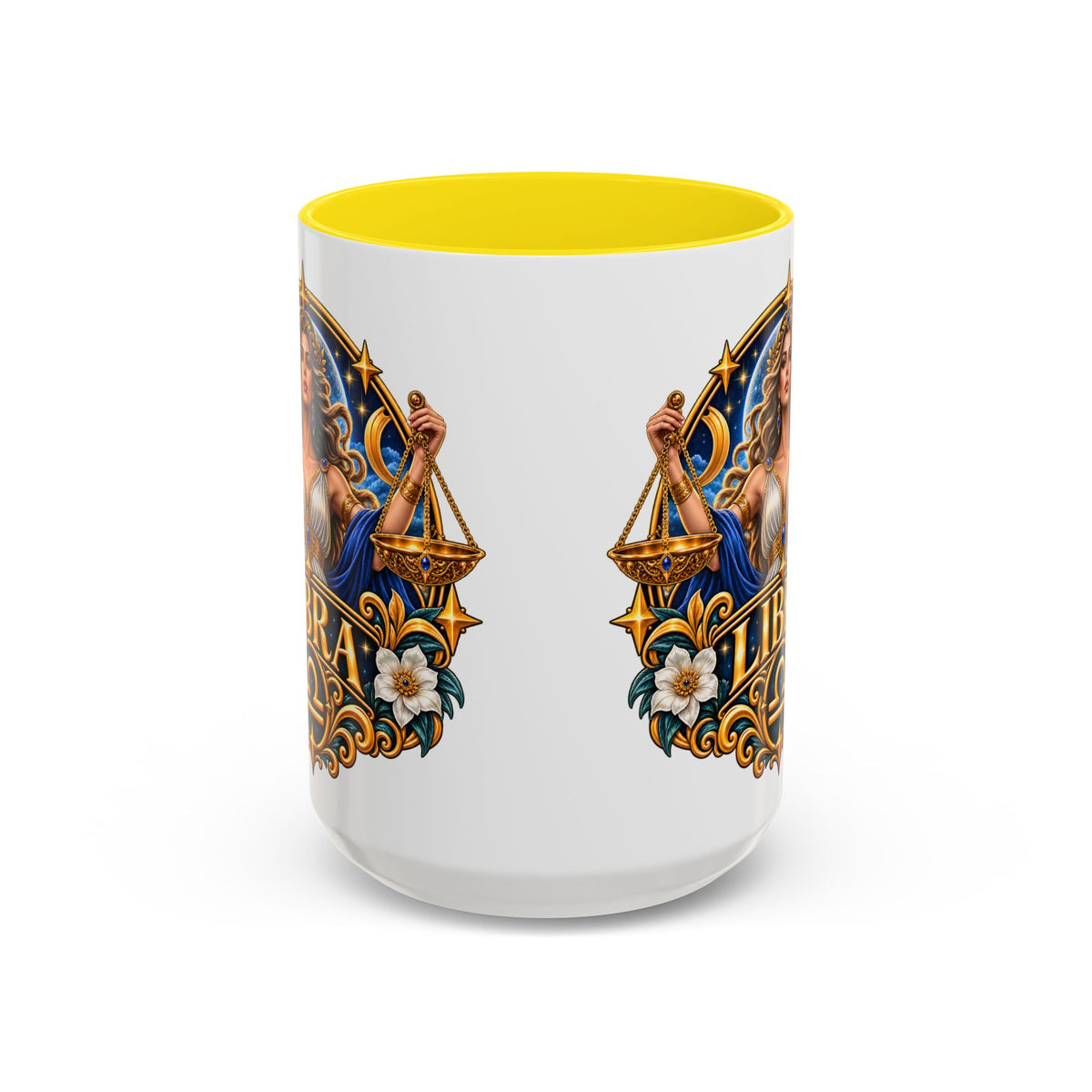 Libra Zodiac Coffee Mug – Elegant Horoscope Astrology Gift (11/15oz)