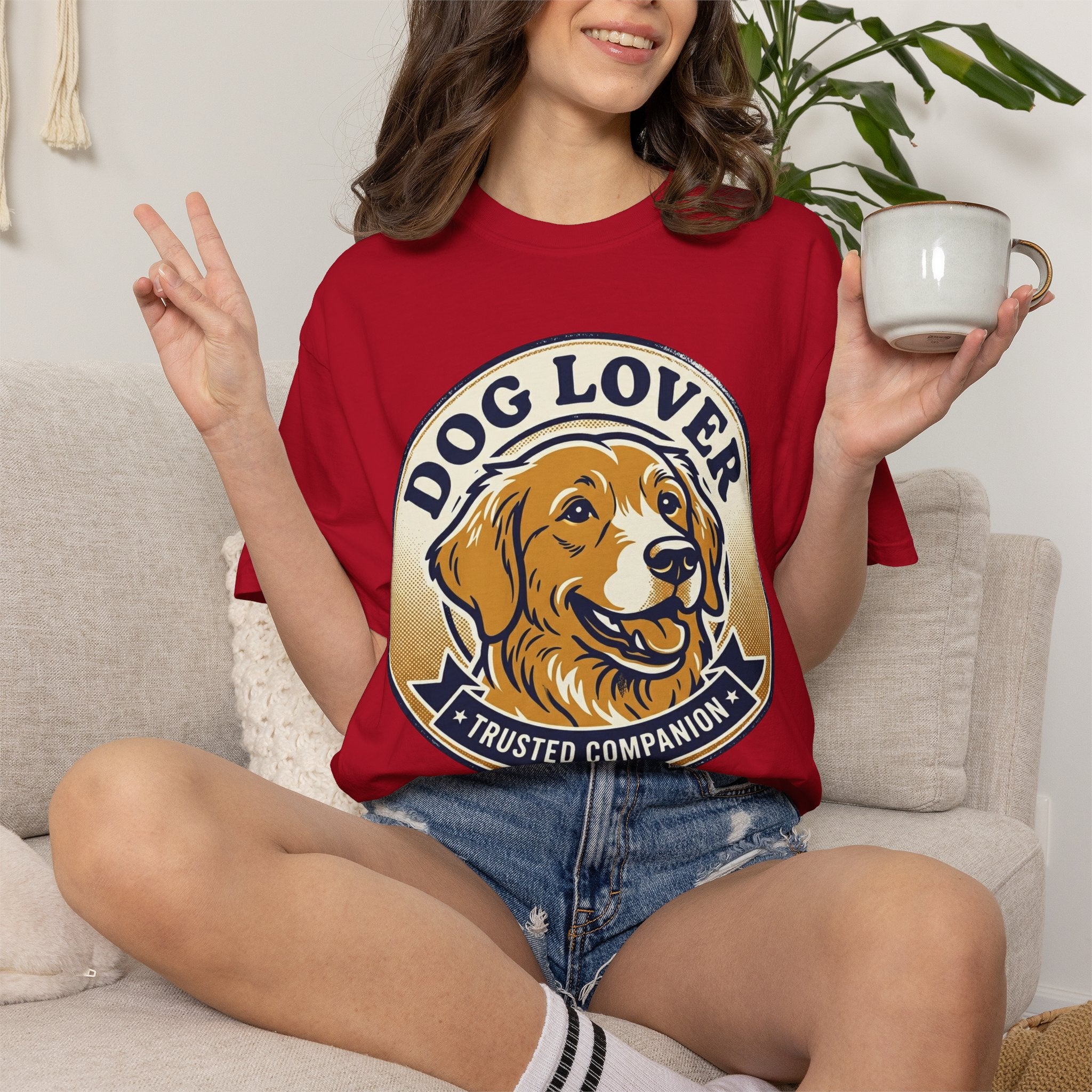 Dog Lover T-Shirt — "Trusted Companion" Graphic Tee