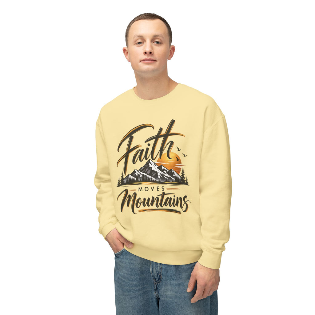 Faith Moves Mountains Crewneck Sweatshirt