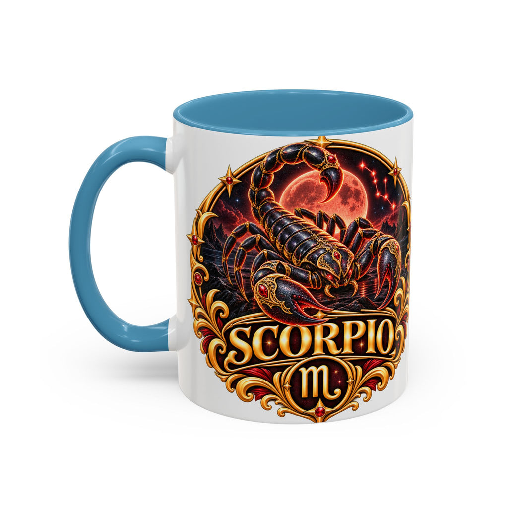 Scorpio Zodiac Coffee Mug — Bold Scorpion Astrology Design (11/15oz)