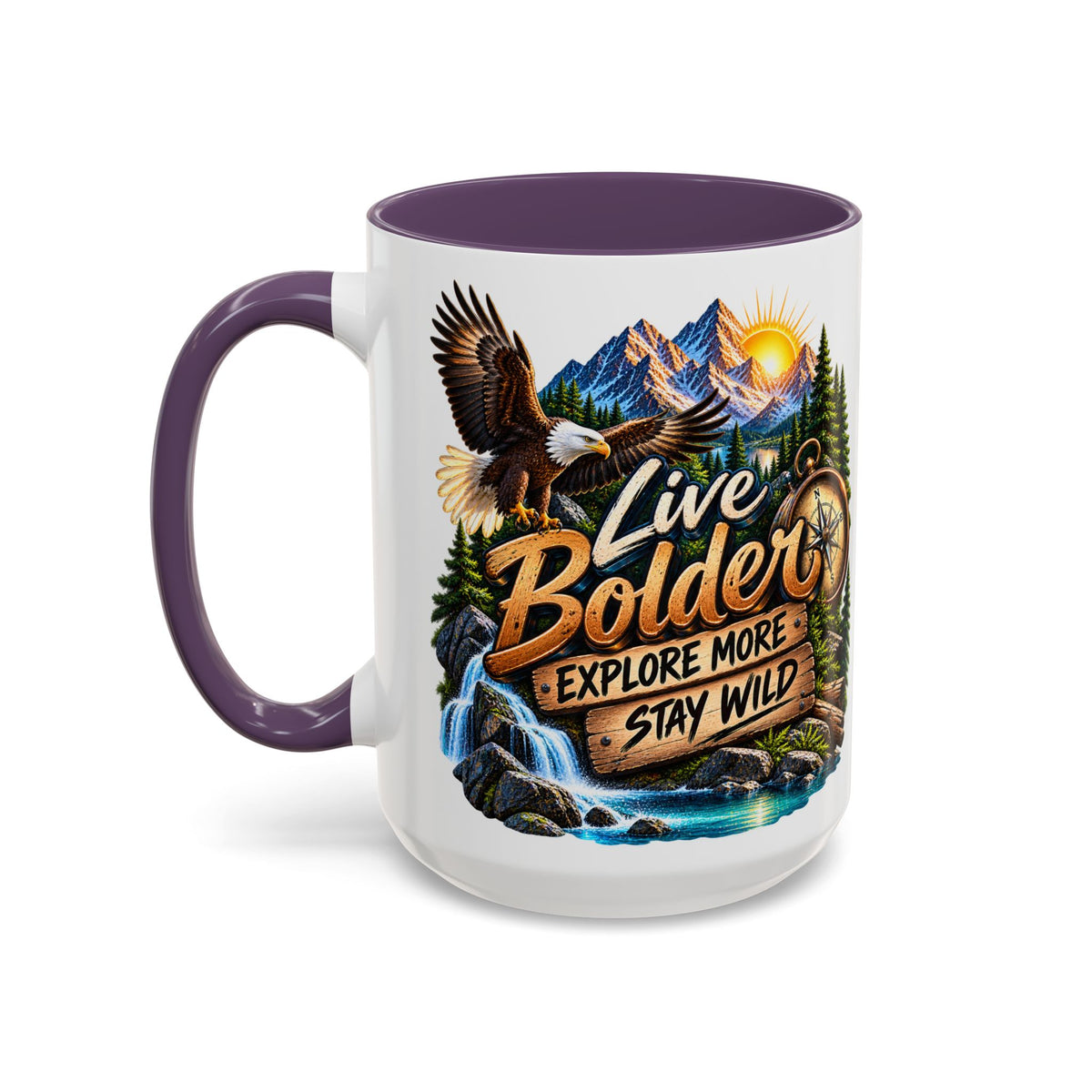 Live Bolder Explore More Stay Wild Coffee Mug