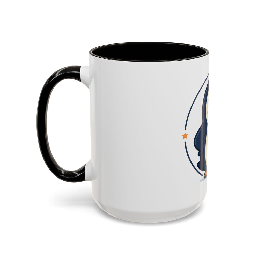 Cute Waving Penguin Mug | 11oz or 15oz Colorful Ceramic