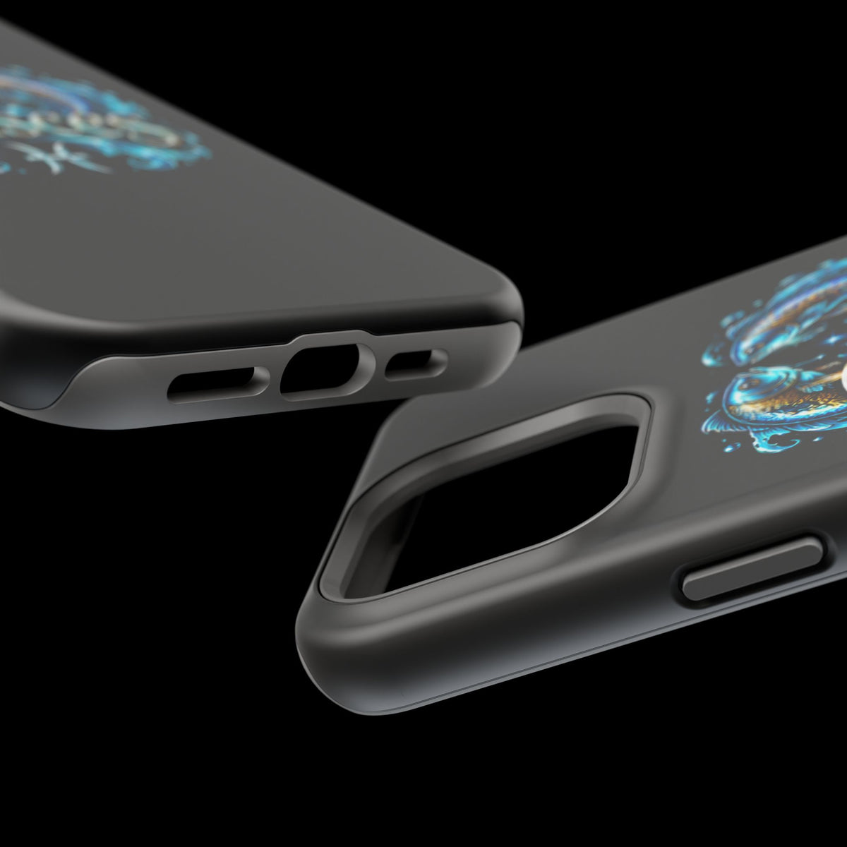Pisces Magnetic Impact-Resistant Phone Case — Zodiac Fish Astrology Design