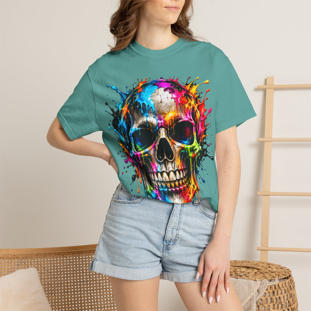 Color Splash Skull T-Shirt