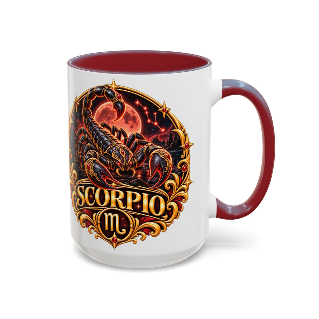Scorpio Zodiac Coffee Mug — Bold Scorpion Astrology Design (11/15oz)
