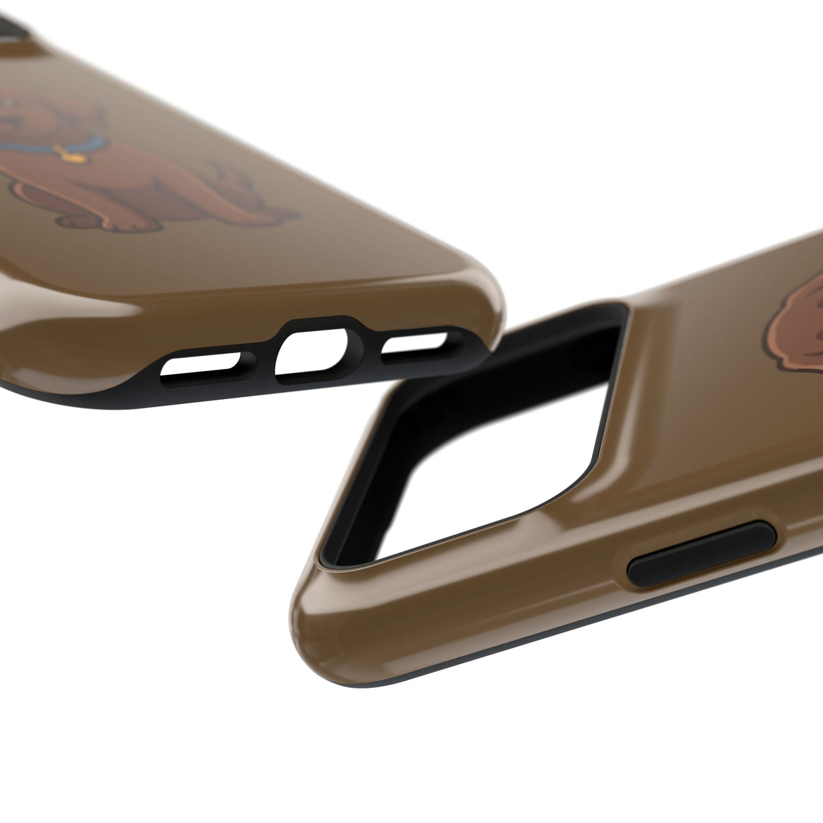 Chocolate Labrador Phone Case — Cute Dog Impact‑Resistant iPhone Cover