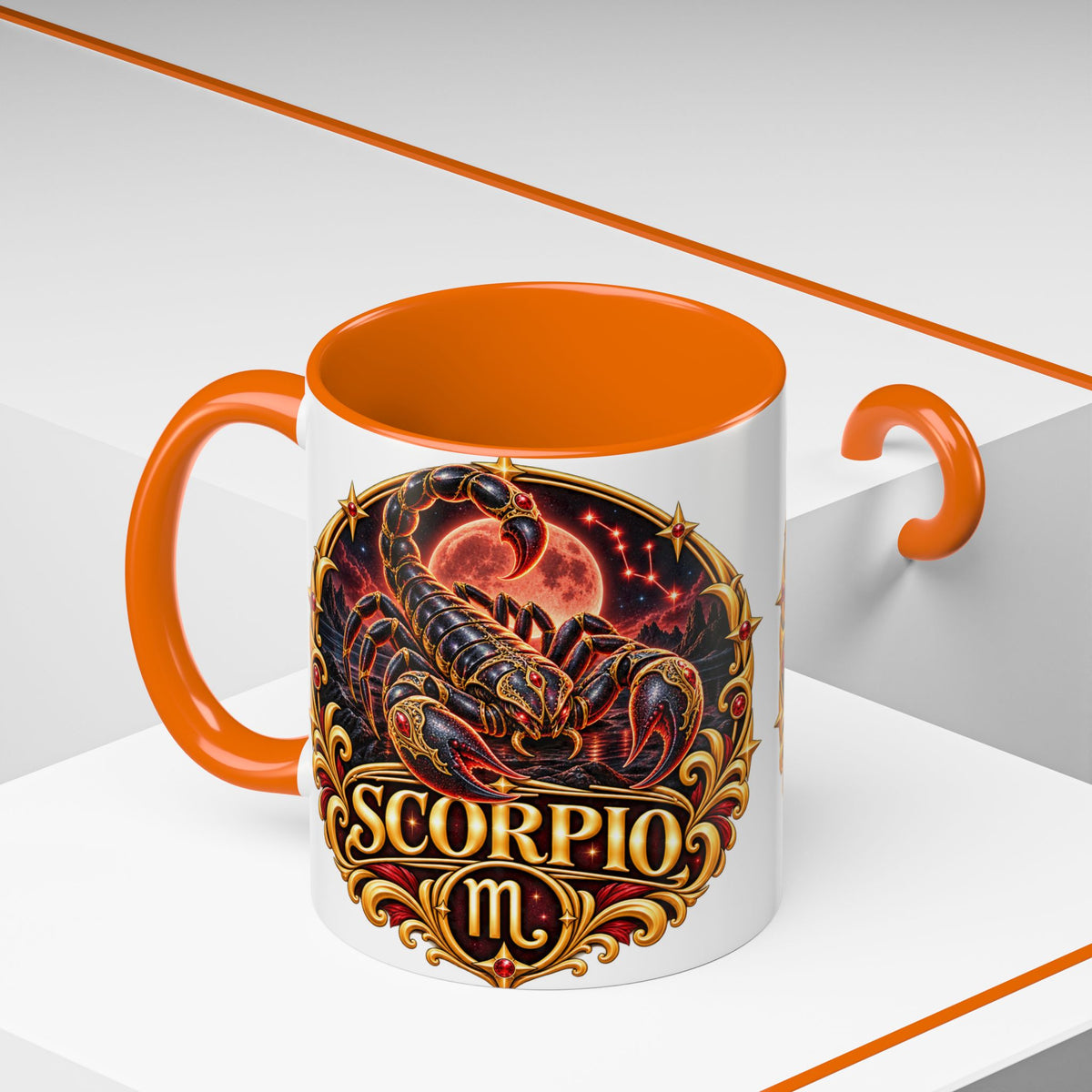 Scorpio Zodiac Coffee Mug — Bold Scorpion Astrology Design (11/15oz)