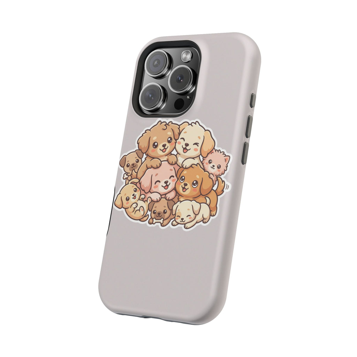 Cute Puppy Pile Magnetic Impact-Resistant Phone Case