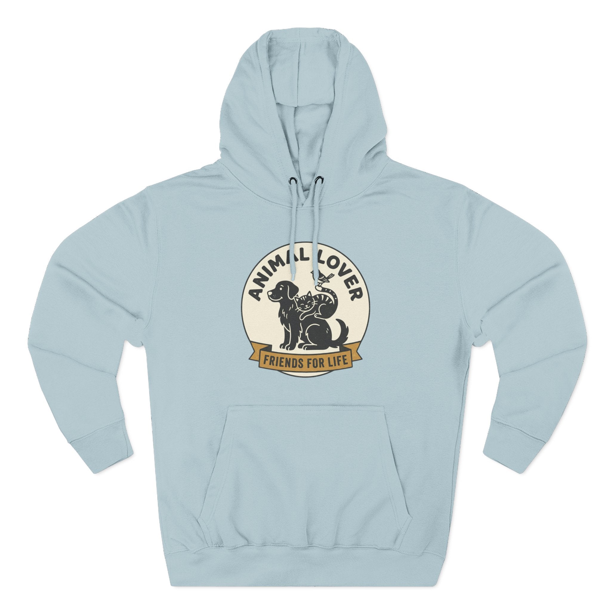 Animal Lover Hoodie – Friends For Life Graphic Pullover