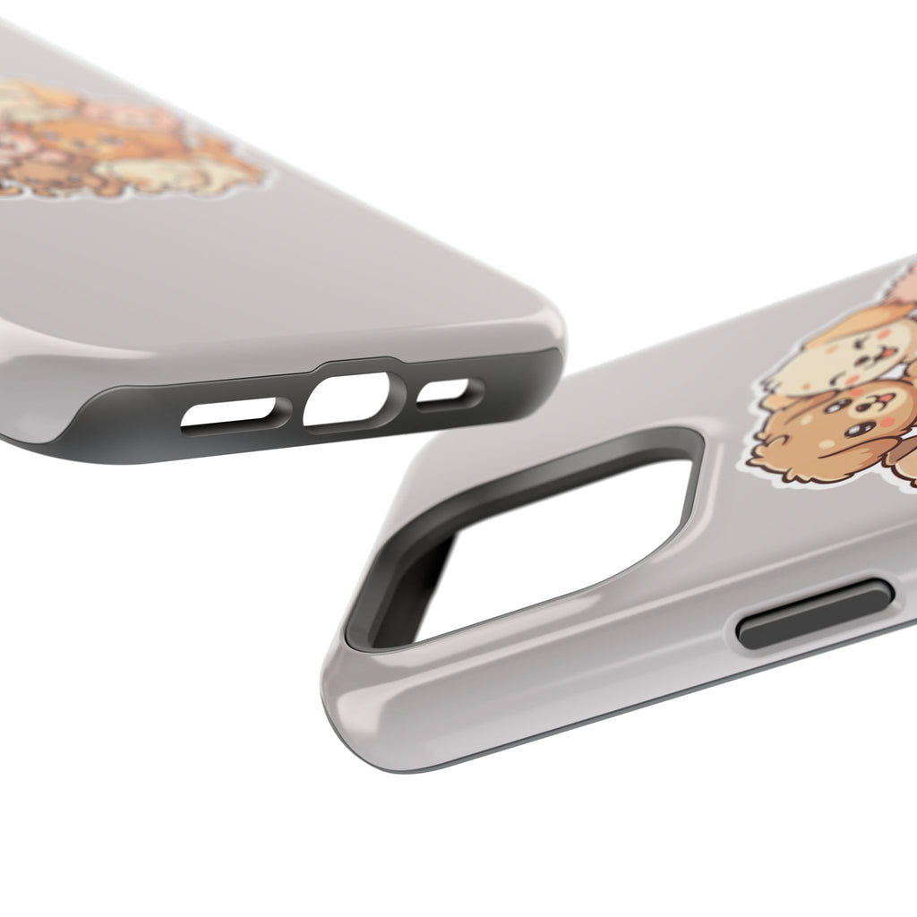 Cute Puppy Pile Magnetic Impact-Resistant Phone Case