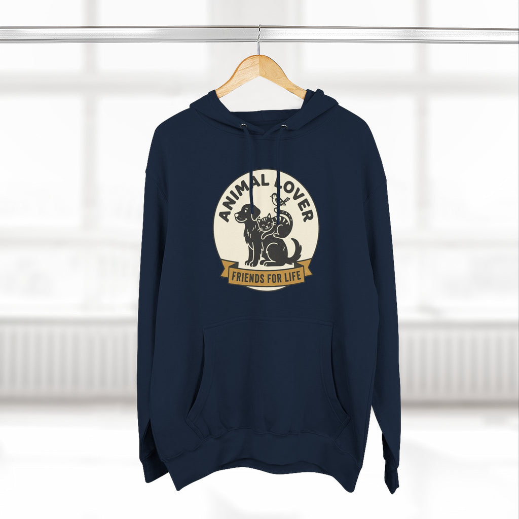 Animal Lover Hoodie – Friends For Life Graphic Pullover
