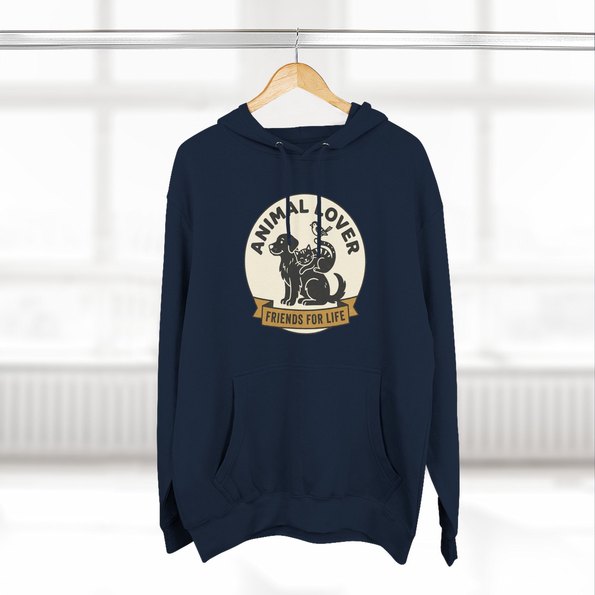 Animal Lover Hoodie – Friends For Life Graphic Pullover