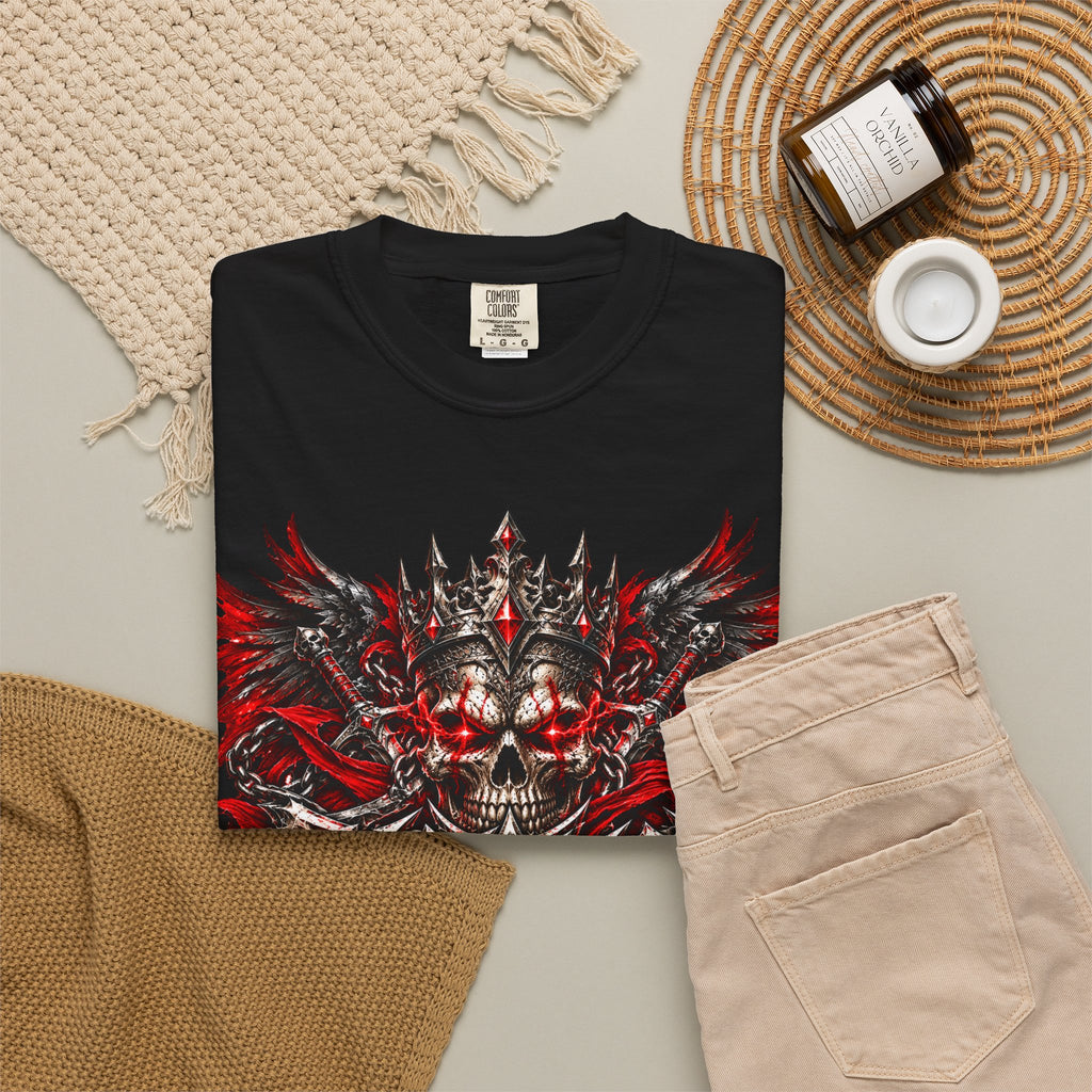 Rebellion Skull Graphic T-Shirt