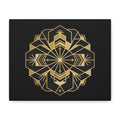 Gold Geometric Mandala Canvas