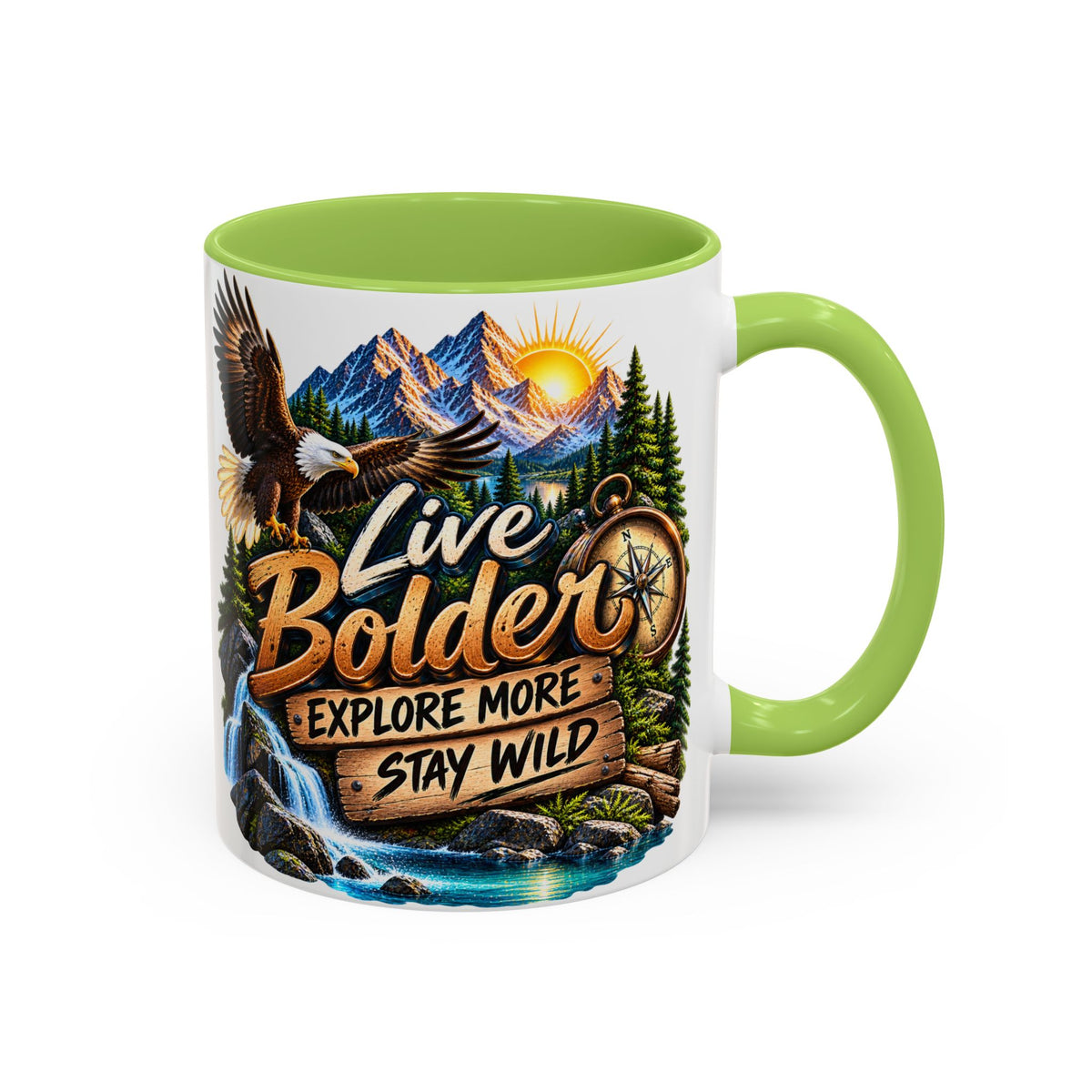 Live Bolder Explore More Stay Wild Coffee Mug