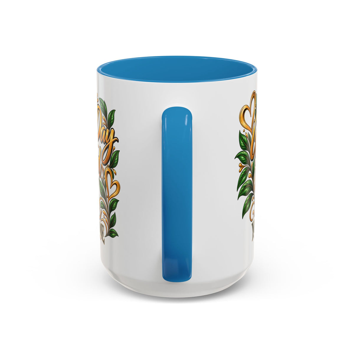 Accent Coffee Mug — "It's a Good Day to Be Proud of How Far You’ve Come" Inspirational Ceramic Mug