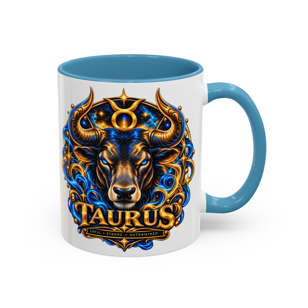 Taurus Coffee Mug — Zodiac Bull Accent Mug (11/15oz)