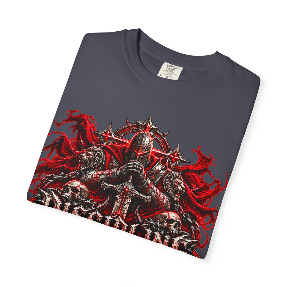 Discipline Metal Tee — Gothic Sword Graphic T-Shirt