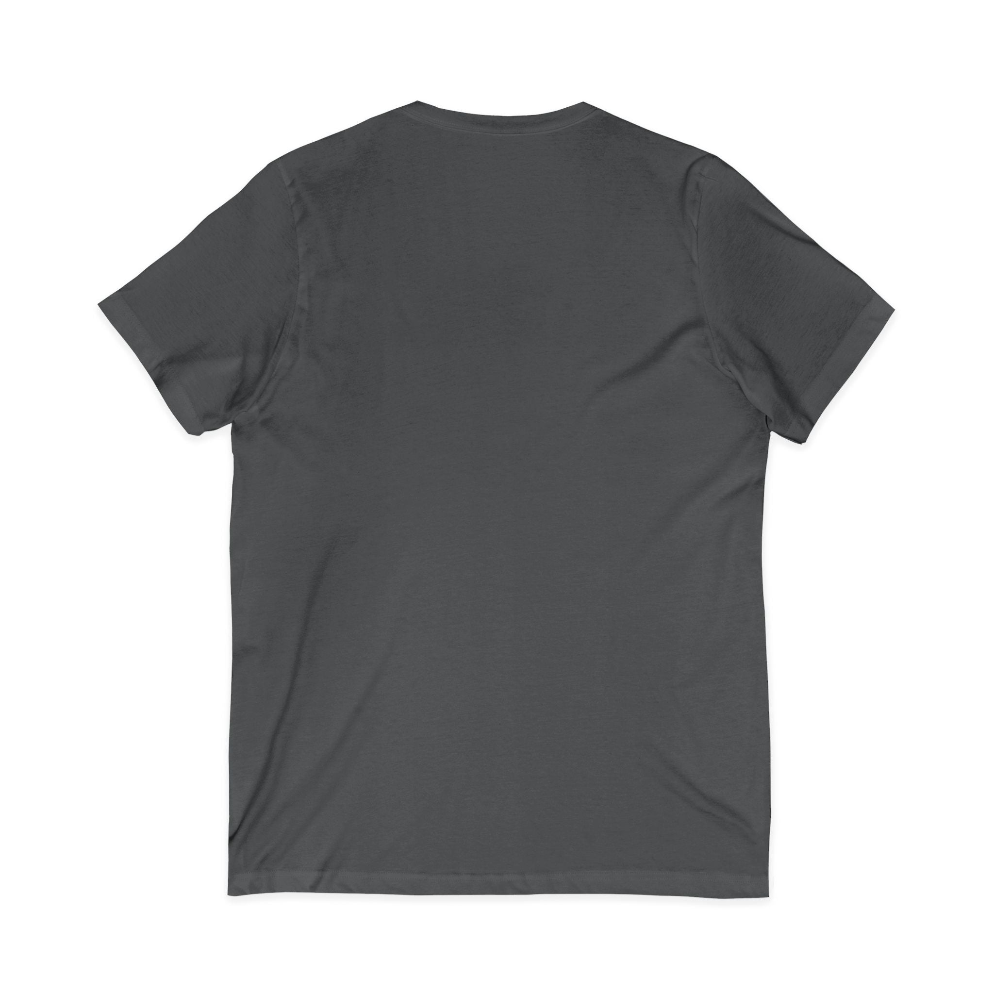V-Neck Tee — Colorful Brushstroke Quote "To Avoid Criticism Say Nothing, Do Nothing, Be Nothing"
