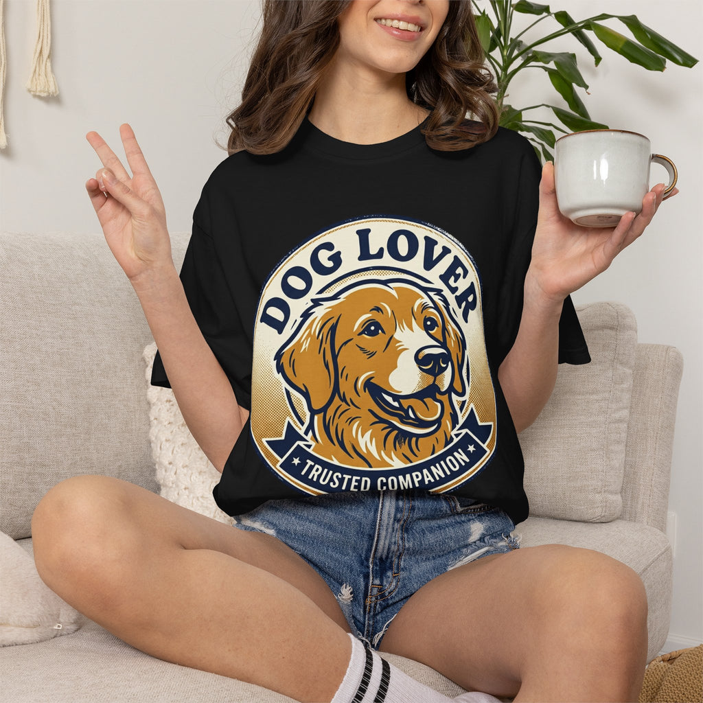 Dog Lover T-Shirt — "Trusted Companion" Graphic Tee