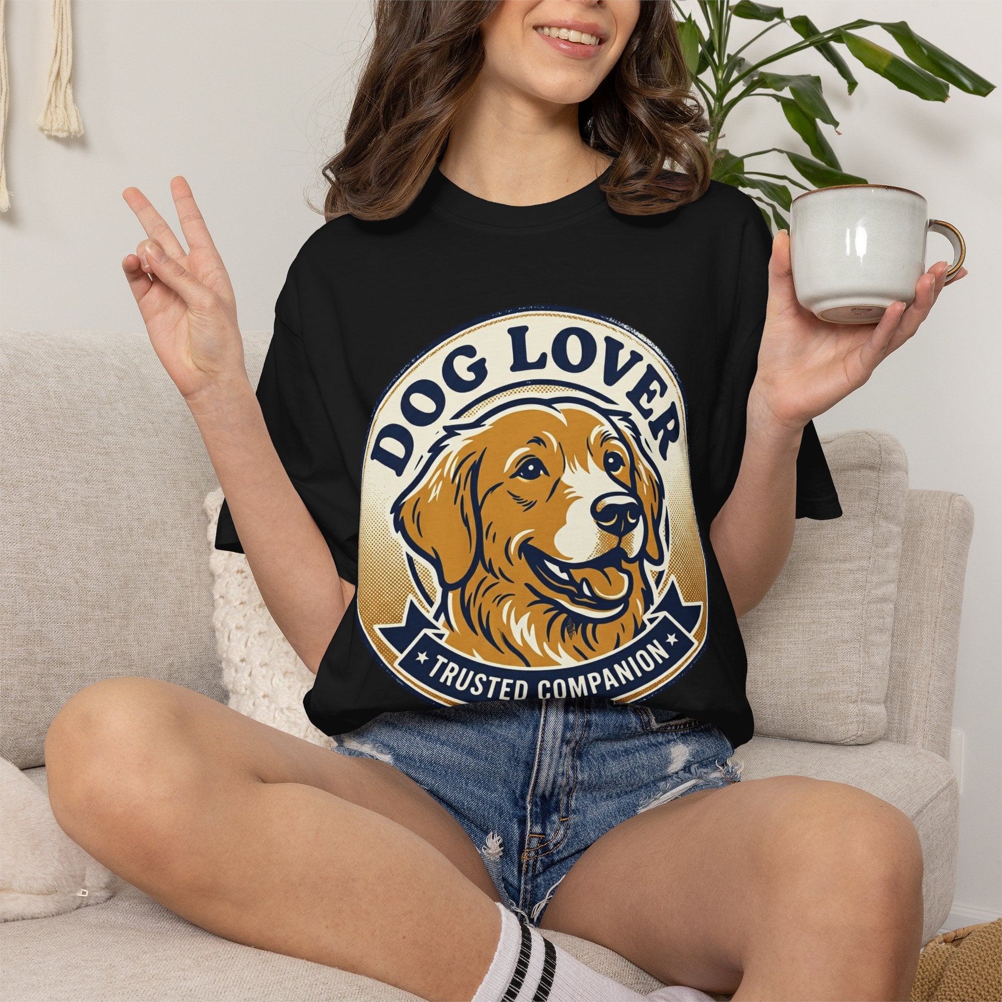 Dog Lover T-Shirt — "Trusted Companion" Graphic Tee
