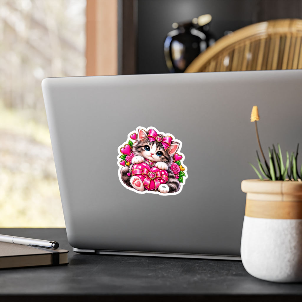Cute Kitten Vinyl Decal