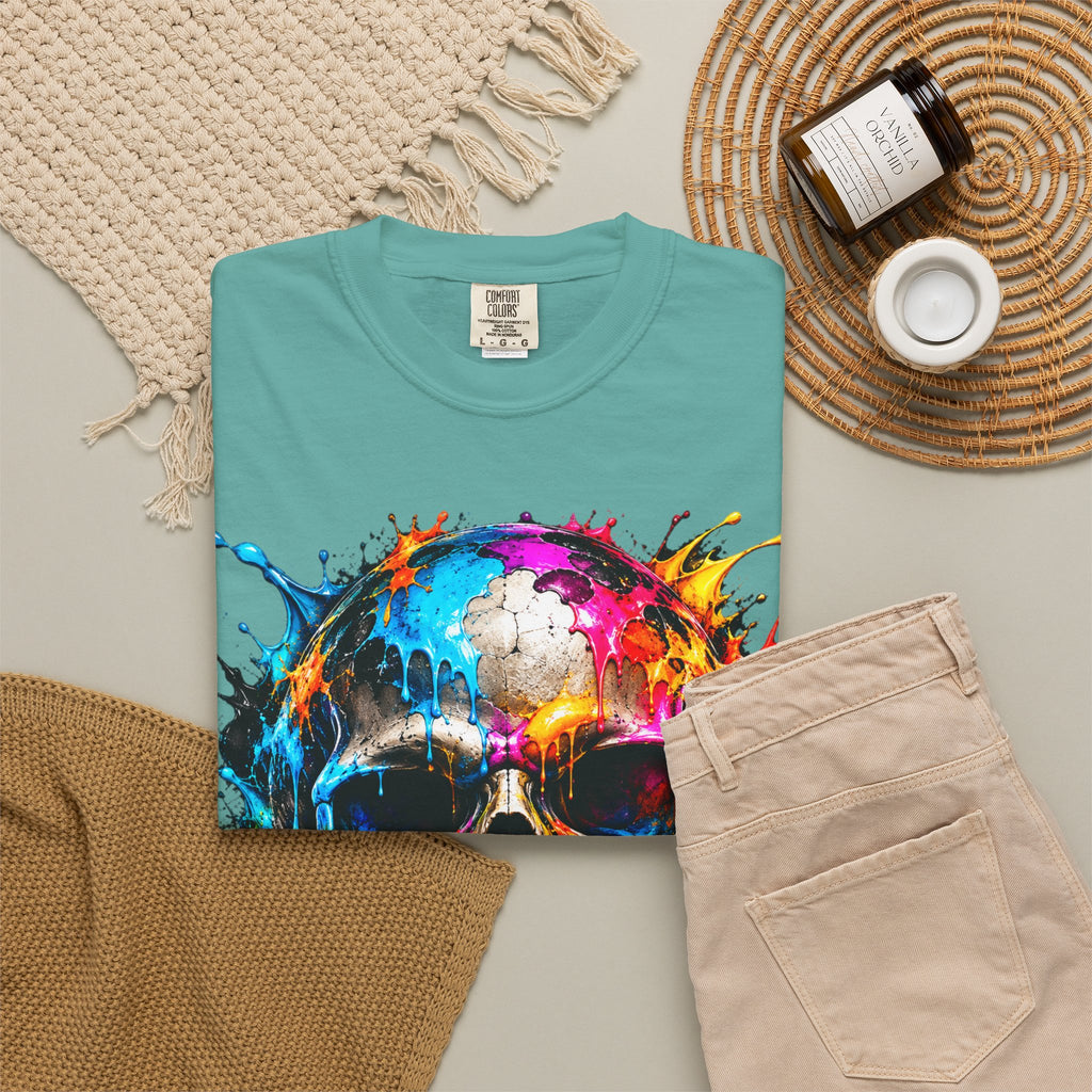 Color Splash Skull T-Shirt