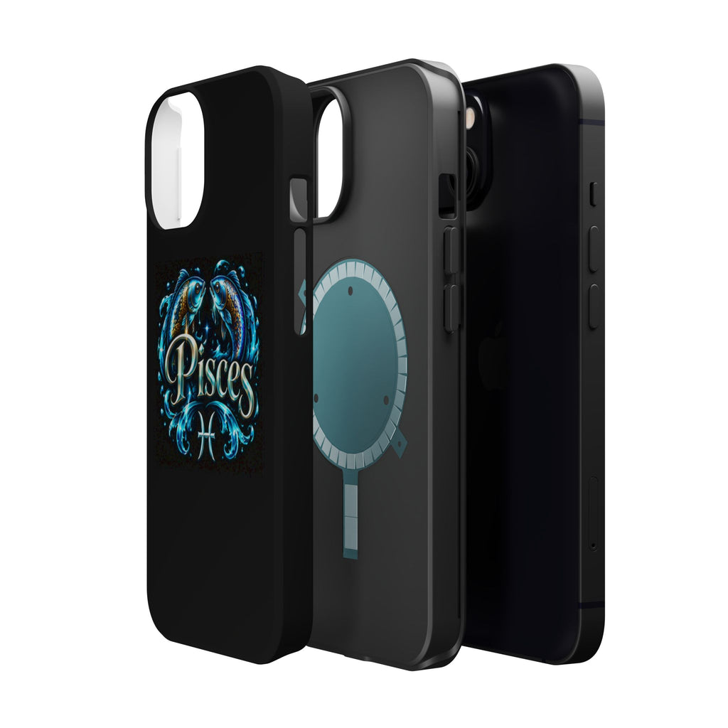 Pisces Magnetic Impact-Resistant Phone Case — Zodiac Fish Astrology Design