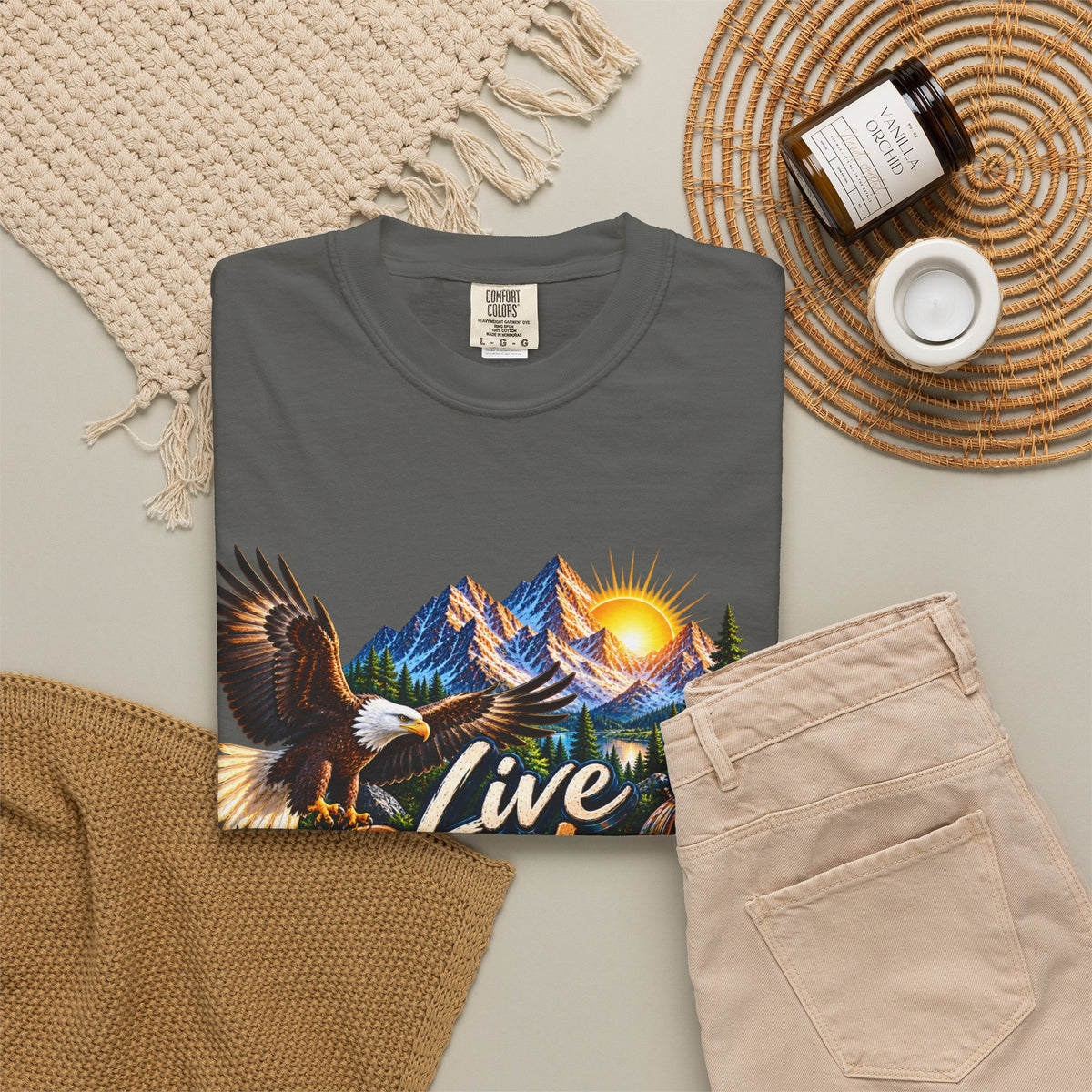 Adventure T-Shirt — "Live Bolder: Explore More, Stay Wild" Graphic Tee