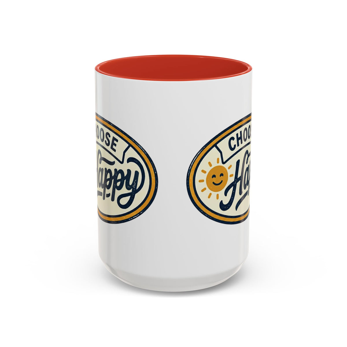 Choose Happy Coffee Mug — Inspirational Ceramic Accent Mug (11/15oz)