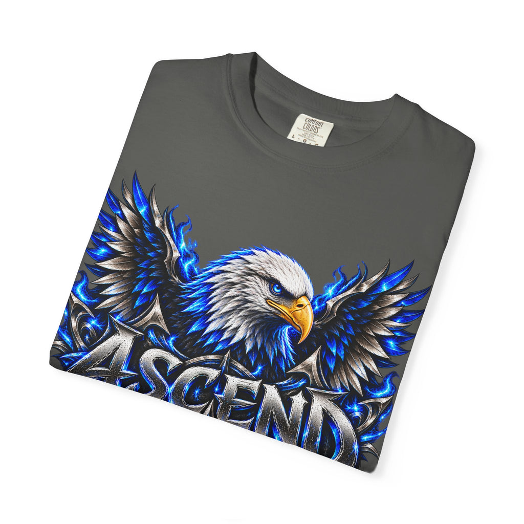 Ascend Eagle T-Shirt — Bold Blue Eagle Graphic Tee