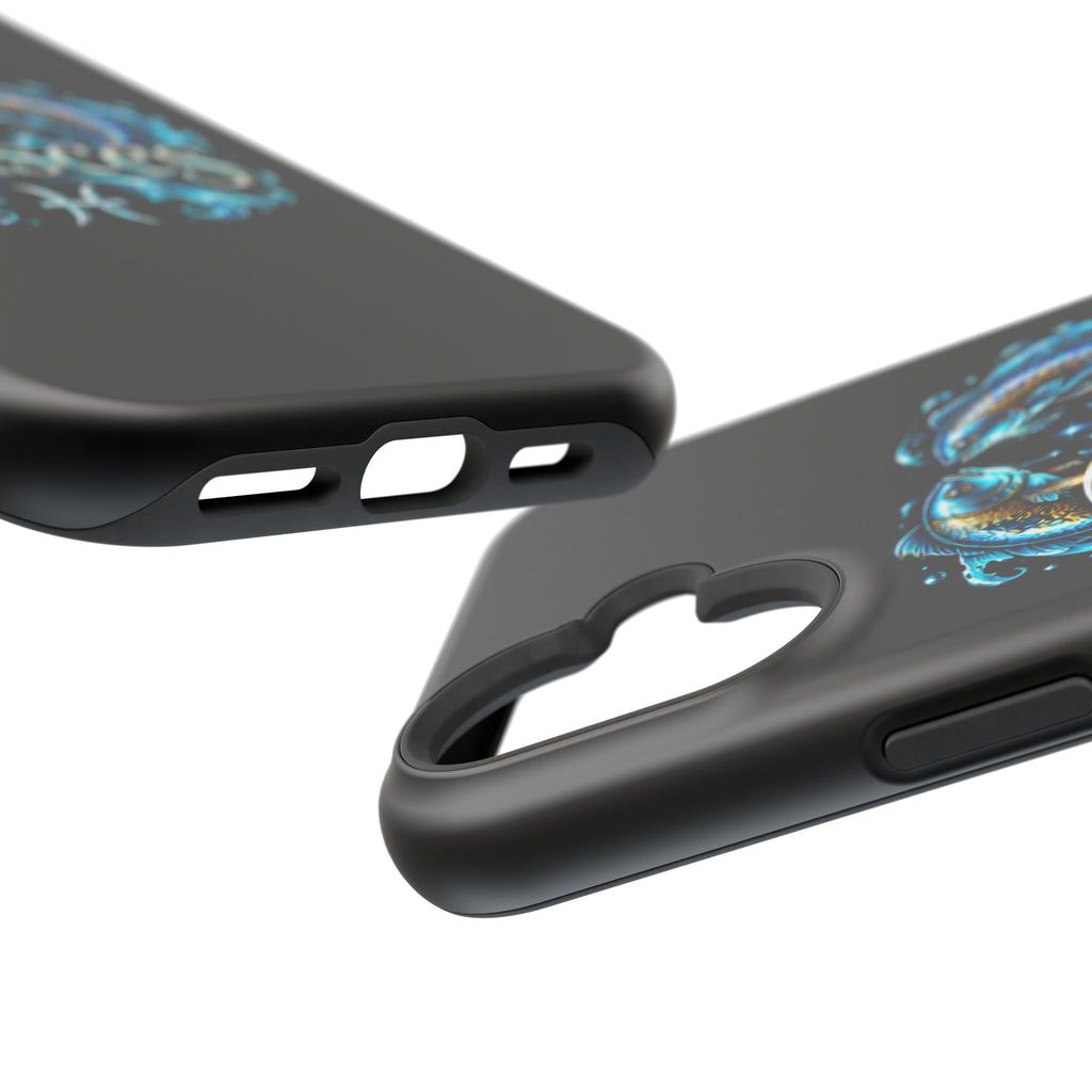Pisces Magnetic Impact-Resistant Phone Case — Zodiac Fish Astrology Design