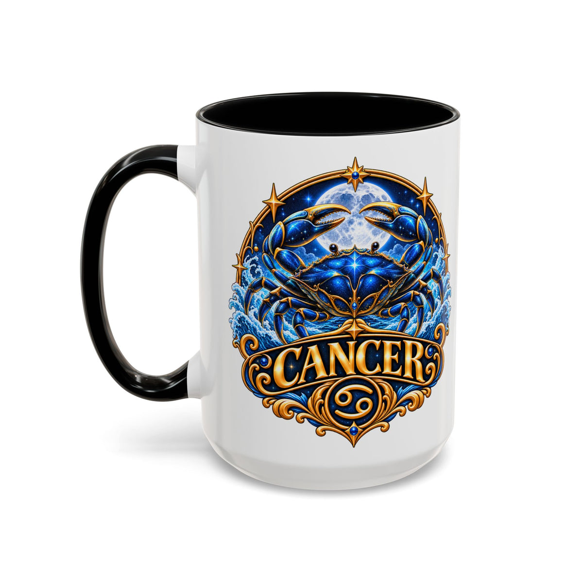 Cancer Zodiac Coffee Mug — Astrology Crab Horoscope Gift (11/15 oz)