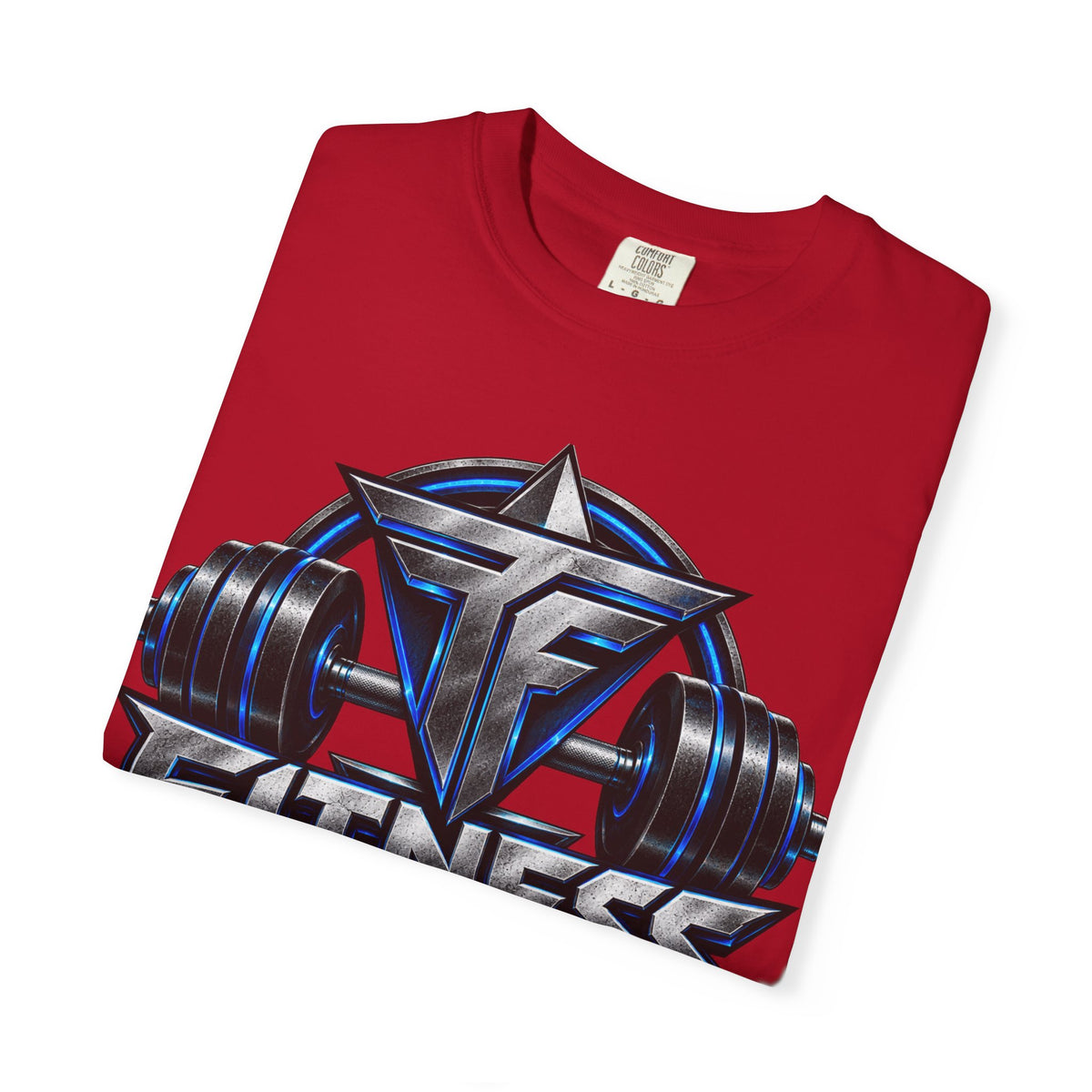 Fitness Lifestyle T-Shirt — Barbell Logo Gym Tee