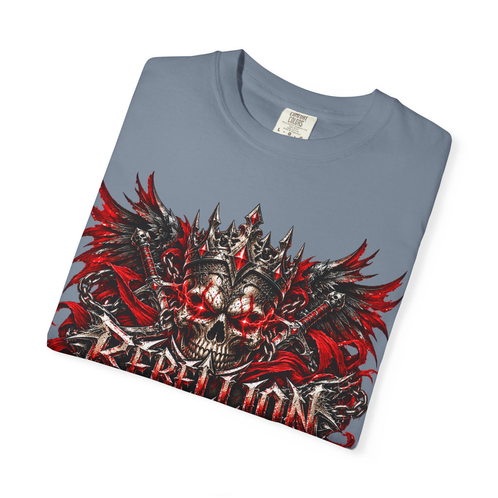 Rebellion Skull Graphic T-Shirt