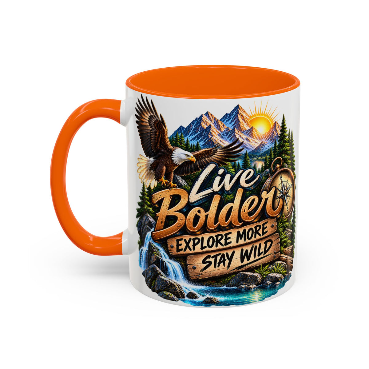 Live Bolder Explore More Stay Wild Coffee Mug