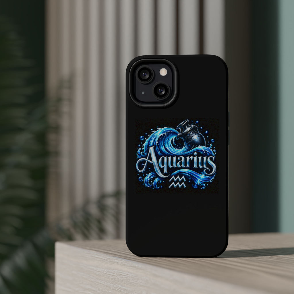 Aquarius Zodiac Magnetic Impact-Resistant Phone Case
