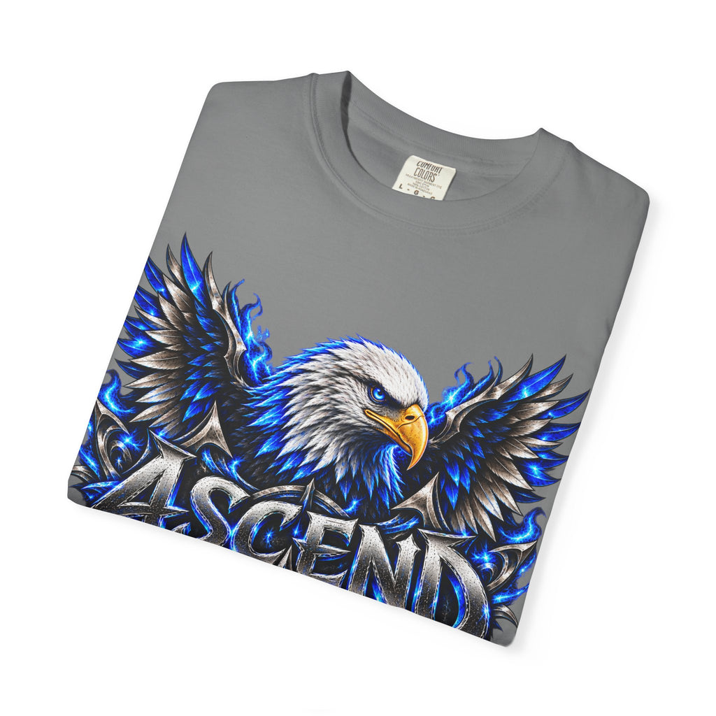 Ascend Eagle T-Shirt — Bold Blue Eagle Graphic Tee