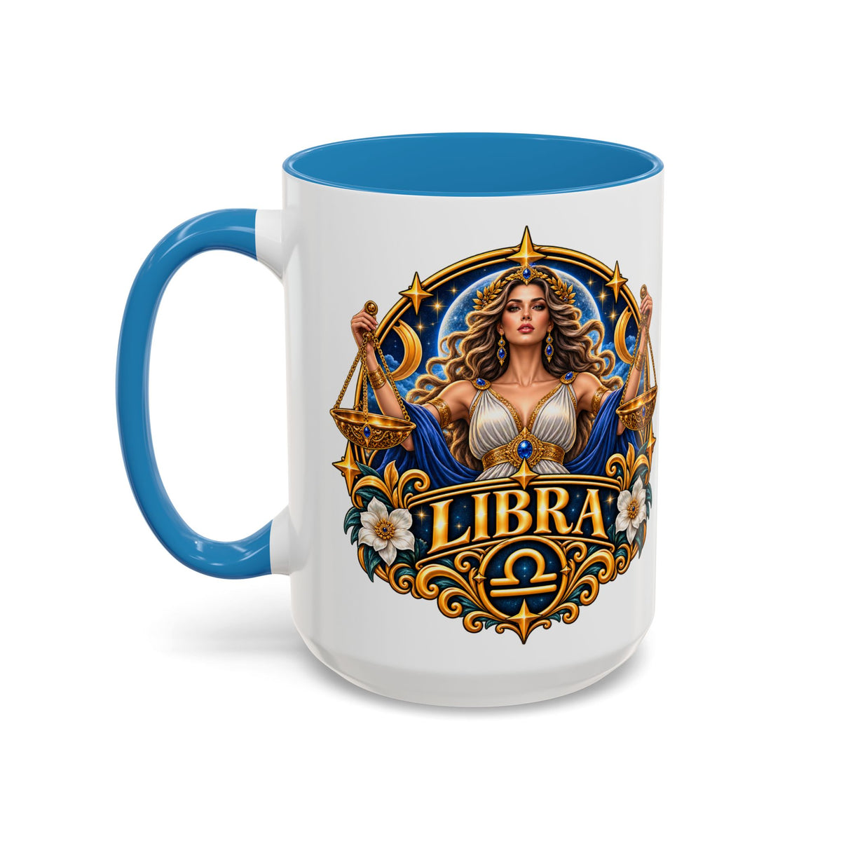 Libra Zodiac Coffee Mug – Elegant Horoscope Astrology Gift (11/15oz)