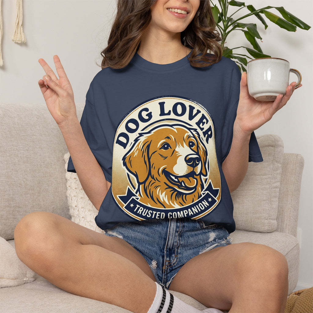 Dog Lover T-Shirt — "Trusted Companion" Graphic Tee