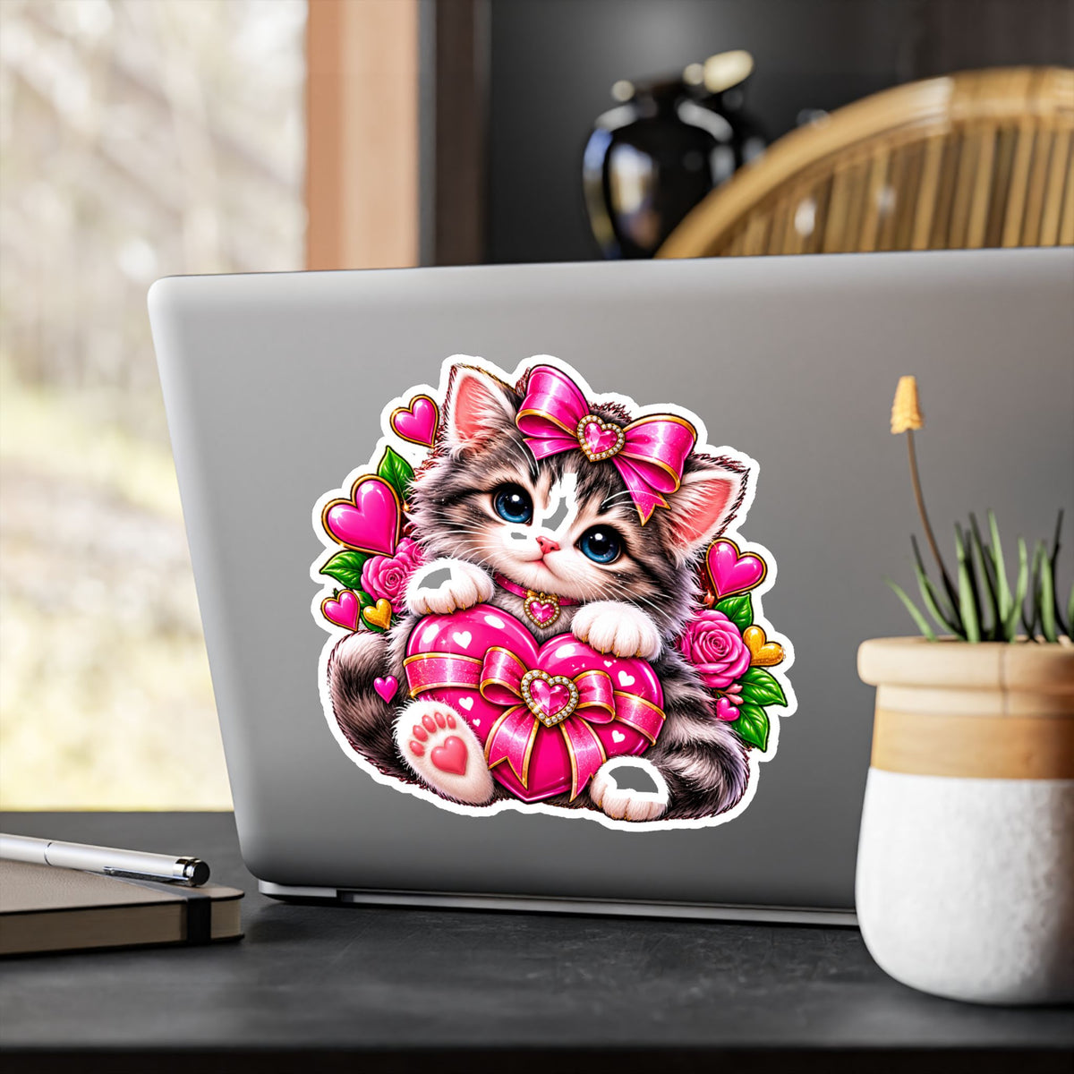Cute Kitten Vinyl Decal