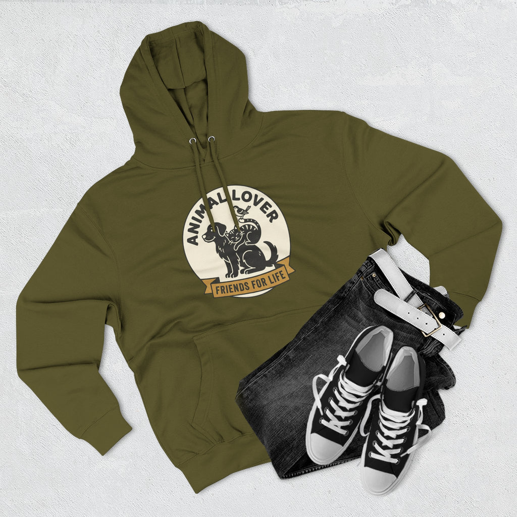 Animal Lover Hoodie – Friends For Life Graphic Pullover