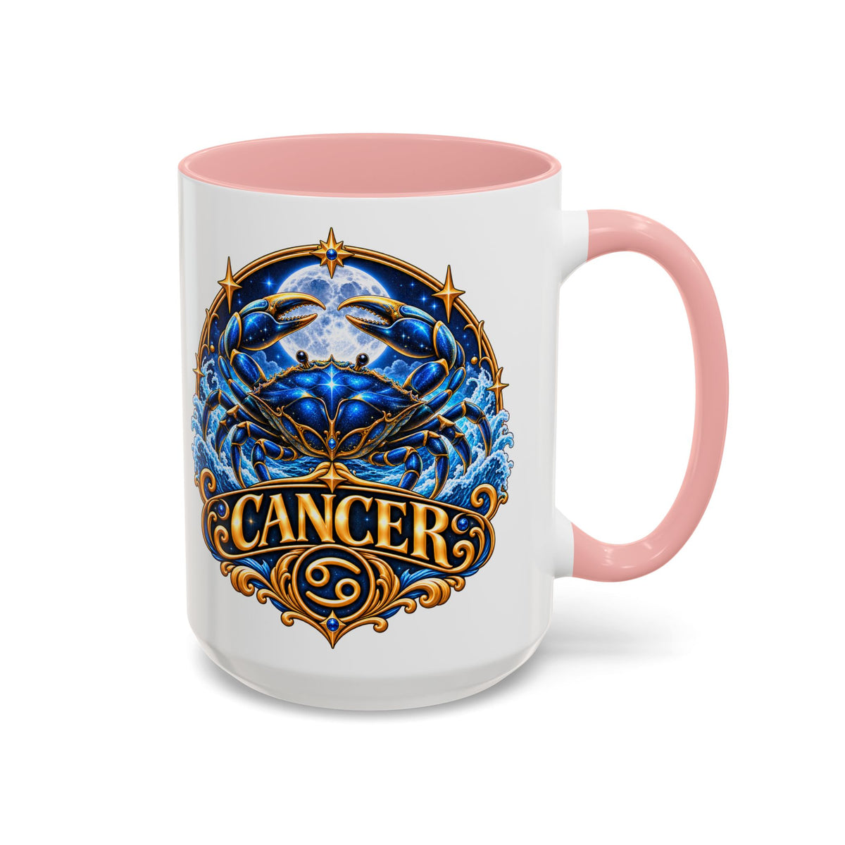 Cancer Zodiac Coffee Mug — Astrology Crab Horoscope Gift (11/15 oz)