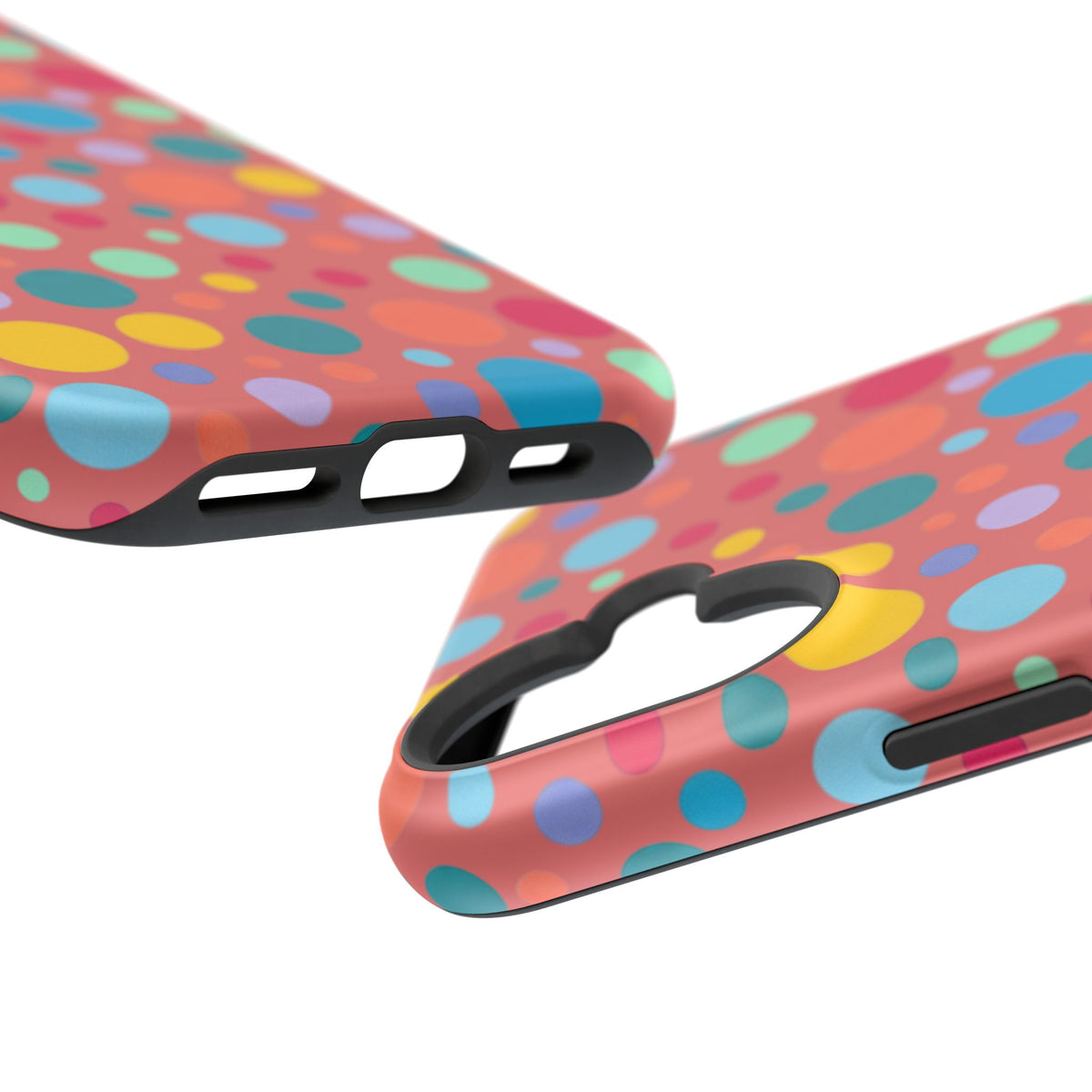 Colorful Polka Dot Magnetic Phone Case — Impact-Resistant, Vibrant Retro Dots