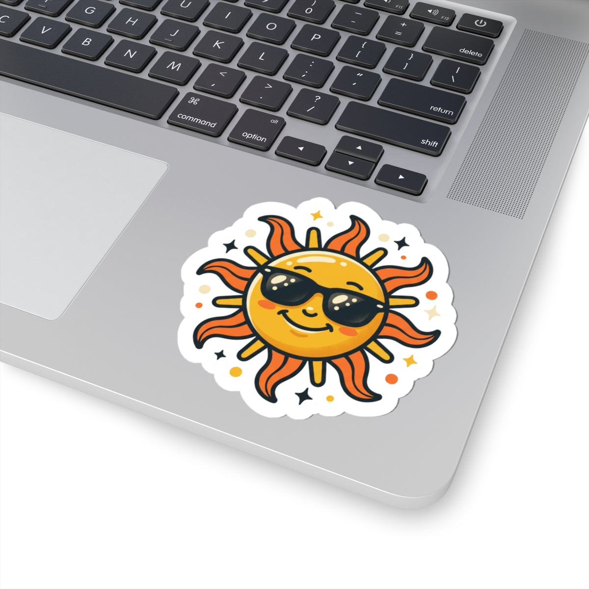 Cool Sunglasses Sun Sticker — Cute Smiling Sun Vinyl Sticker